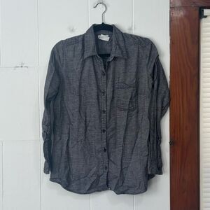 Dickies Charcoal Button-Up Shirt‎ Jacket women’s medium